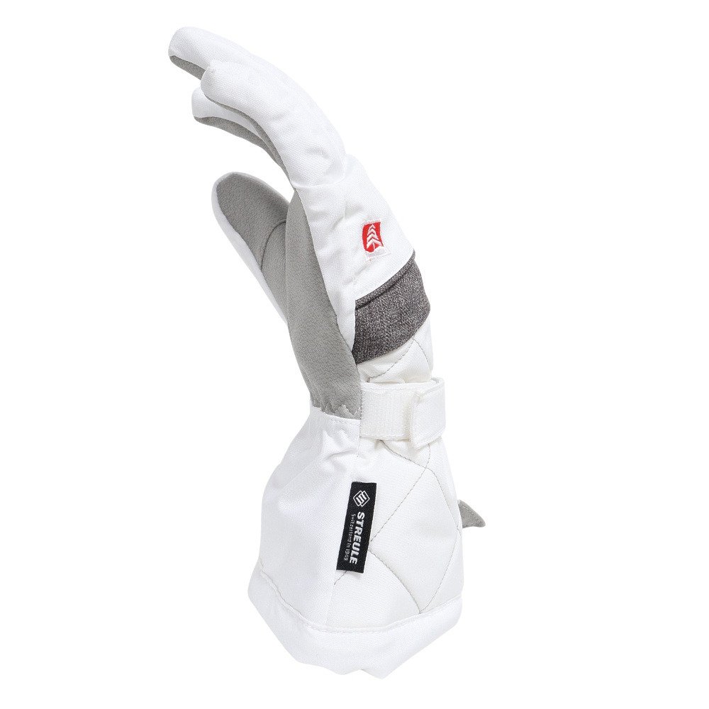 シュトロイレ（STREULE）（レディース）ウインター 五指グローブ LADIES OVERCUFF 5 ST26FWGR0042 WHT