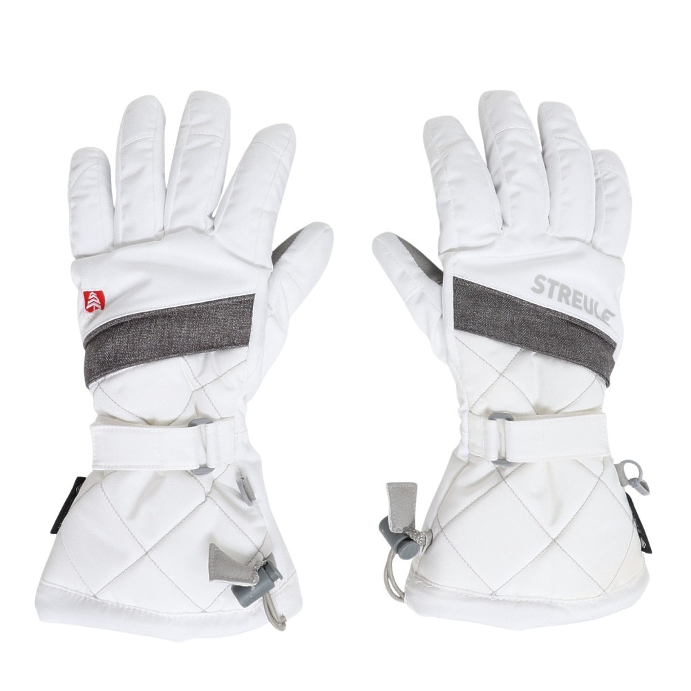 STREULEEC^[ ܎wO[u LADIES OVERCUFF 5 ST26FWGR0042 WHTl10Xm[{[h