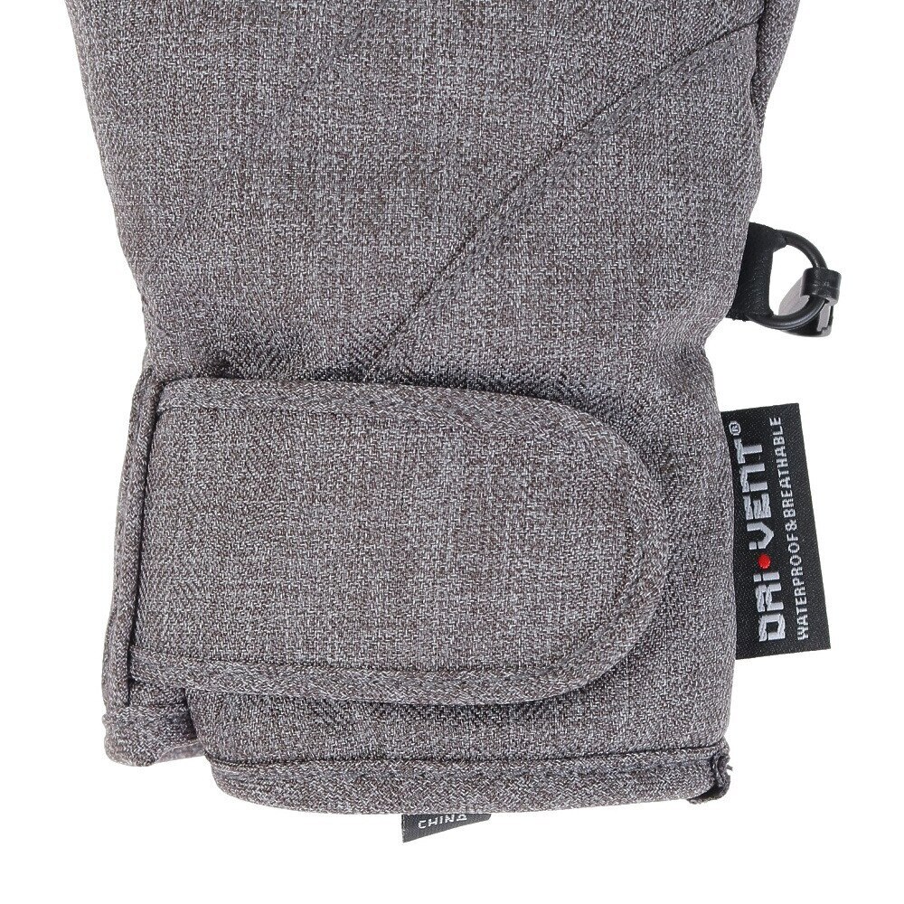 ノーブランド（NO BRAND）（レディース）スノーグローブ ETERNAL PROGRESS 五指グローブ 329NN2SN0003 GRY