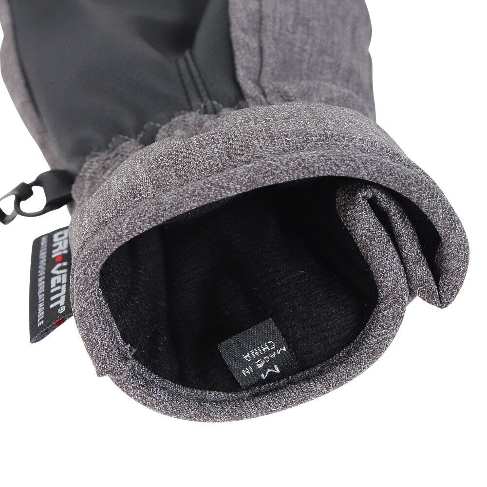 ノーブランド（NO BRAND）（レディース）スノーグローブ ETERNAL PROGRESS 五指グローブ 329NN2SN0003 GRY