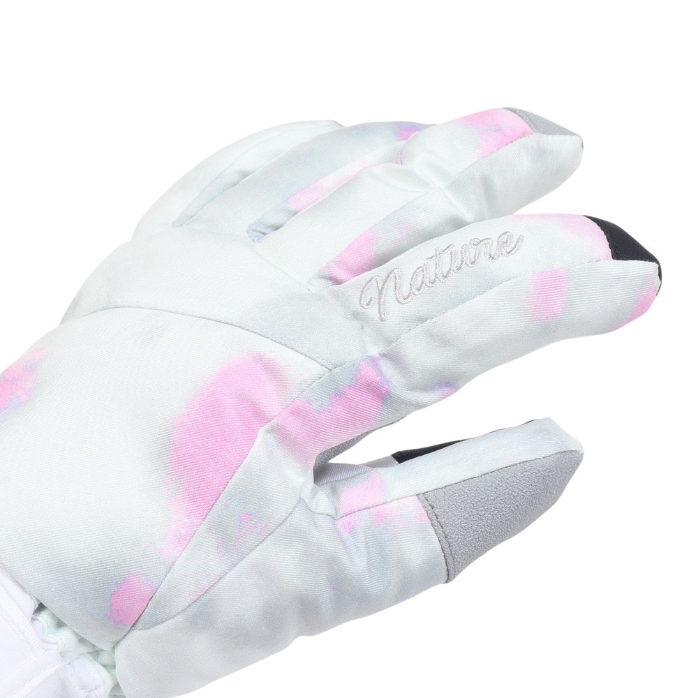 エアボーン（ARBN）（レディース）グローブ スキー スノーボード NATURE LIMITED AB43WG1558 WHT