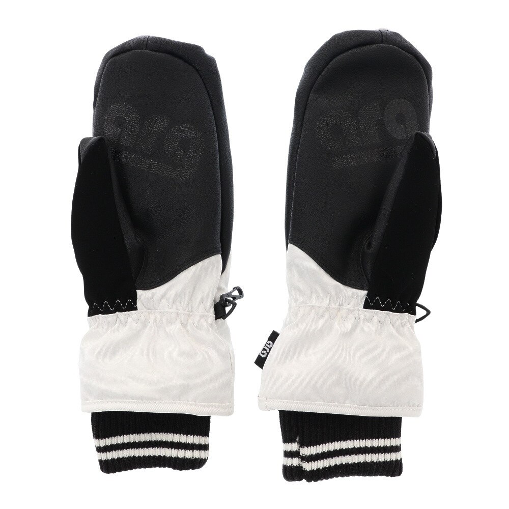 エーアールジー（arg）（レディース）スノーボード スキー グローブ レディース SOLID ミトン ARG11023 WHITE 手袋