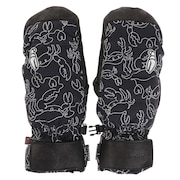 (レディース)グローブ ミトン レディース スキー スノーボード スノボ SNUGGLER Mサイズ 22-20 SNUG W MT CD BK M ブラック はっ水
