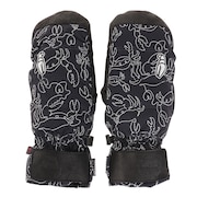 (レディース)グローブ ミトン スキー スノーボード レディース ブラック SNUGGLER WOMENS MITT S 22-20 SNUG W MT CD BK Sサイズ