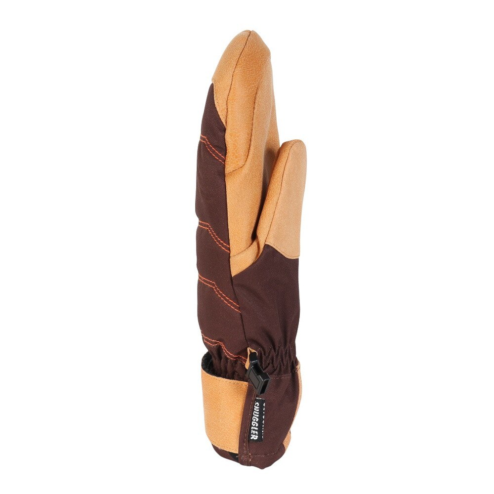 クラブグラブ（CRABGRAB）（レディース）グローブ ミトン スノーボード 23-24 SNUGGLER MITTEN BN サイズS