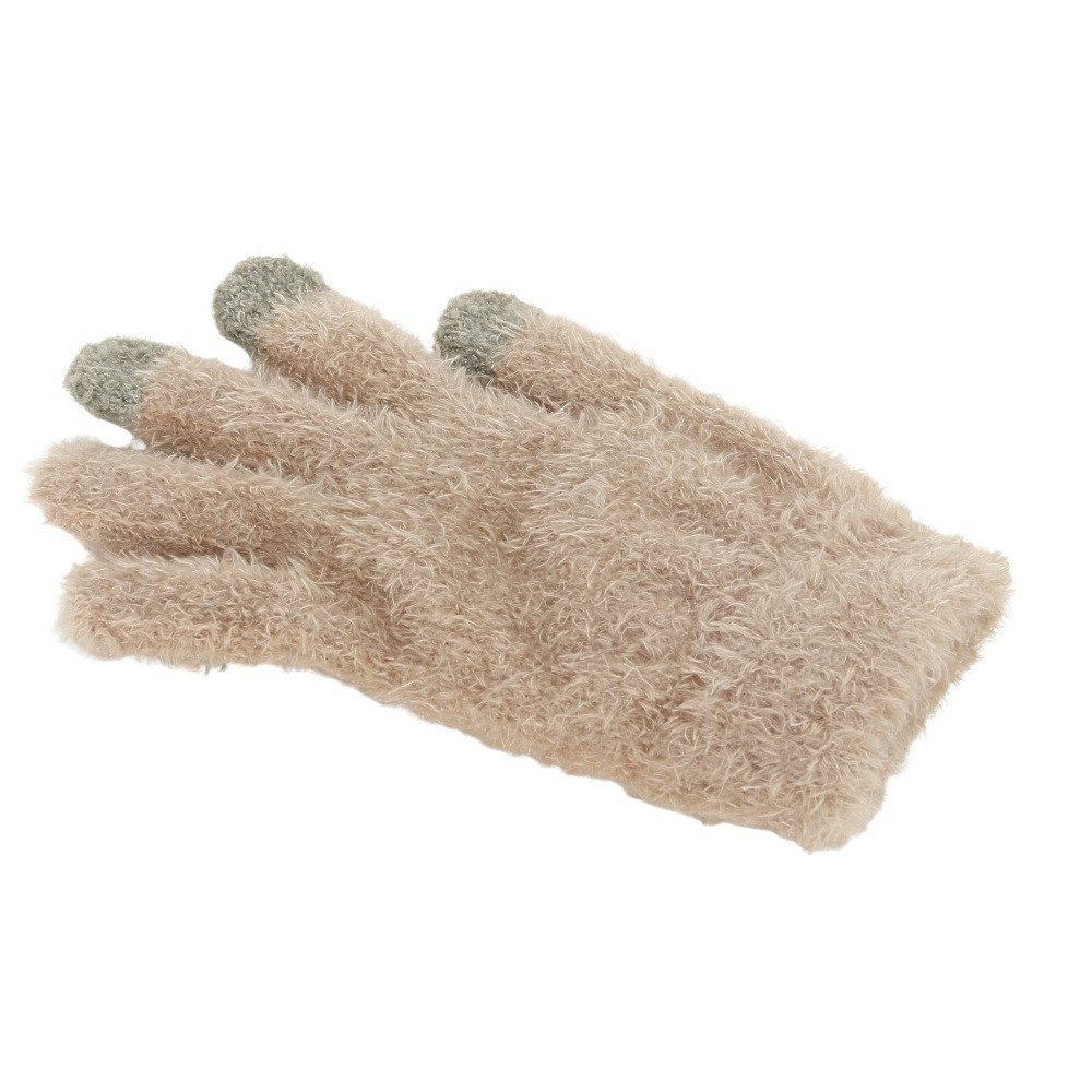 GLAMLIN（GLAMLIN）（レディース）5本指 ニット グローブ GFGT CAMEL