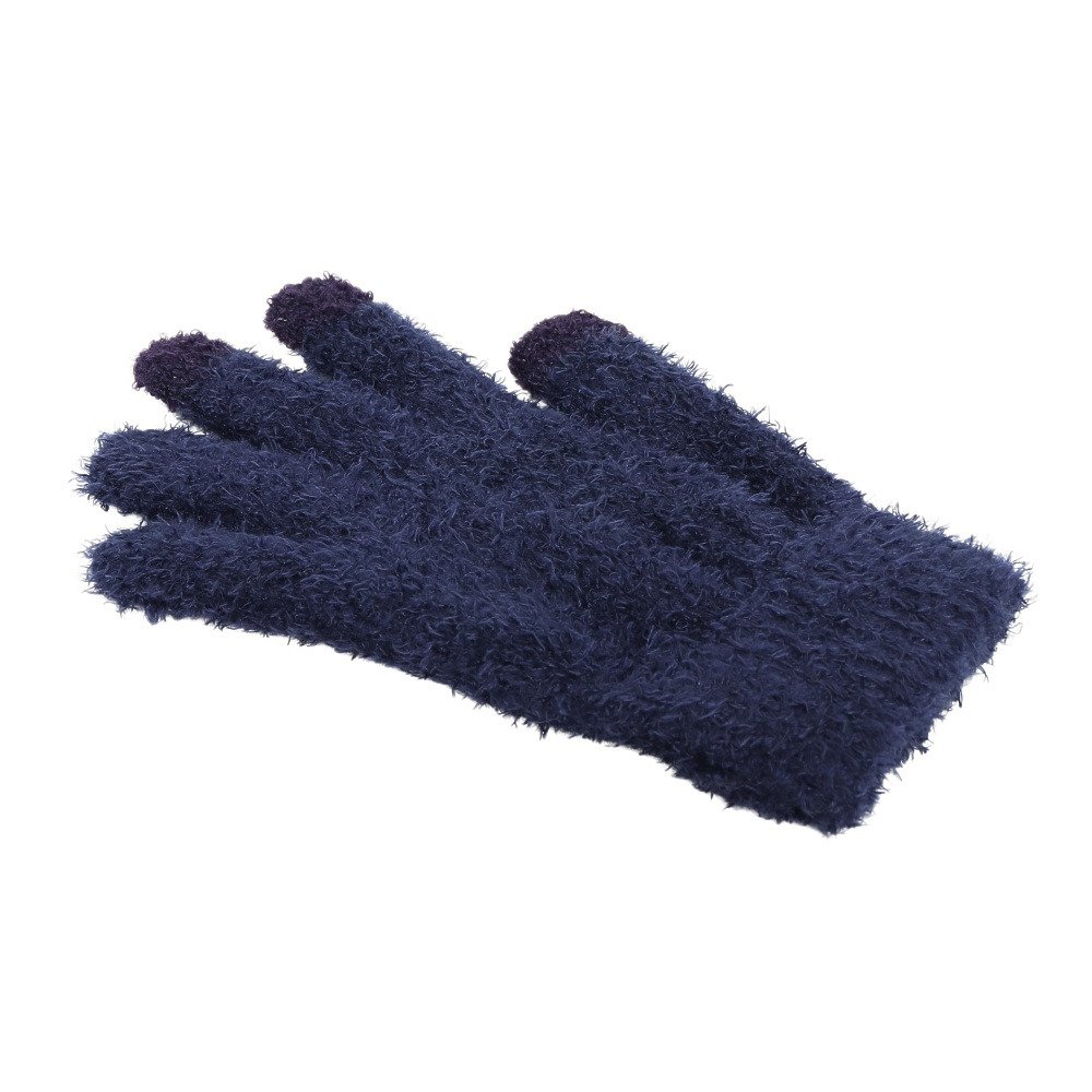 GLAMLIN（GLAMLIN）（レディース）5本指 ニット グローブ GFGT NAVY