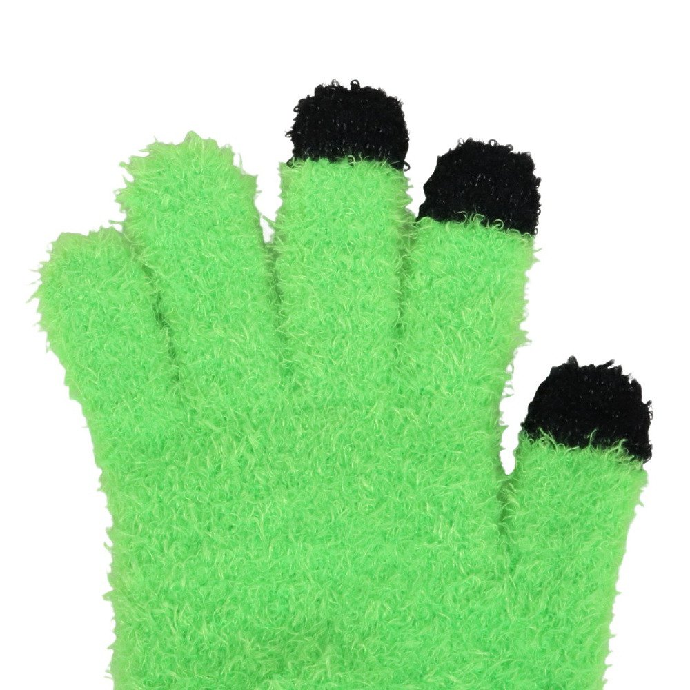GLAMLIN（GLAMLIN）（レディース）5本指 ニット グローブ GFGT NEON GREEN