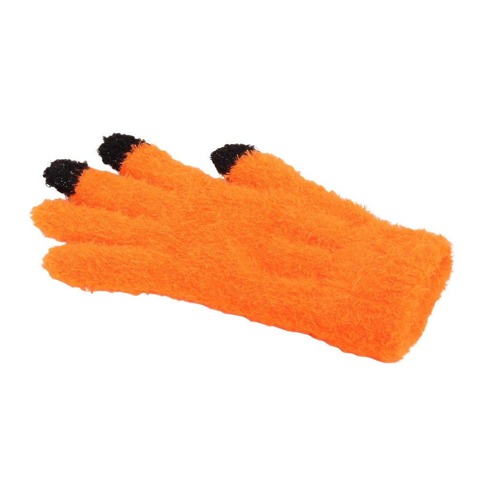 GLAMLIN（GLAMLIN）（レディース）5本指 ニット グローブ GFGT NEON ORANGE