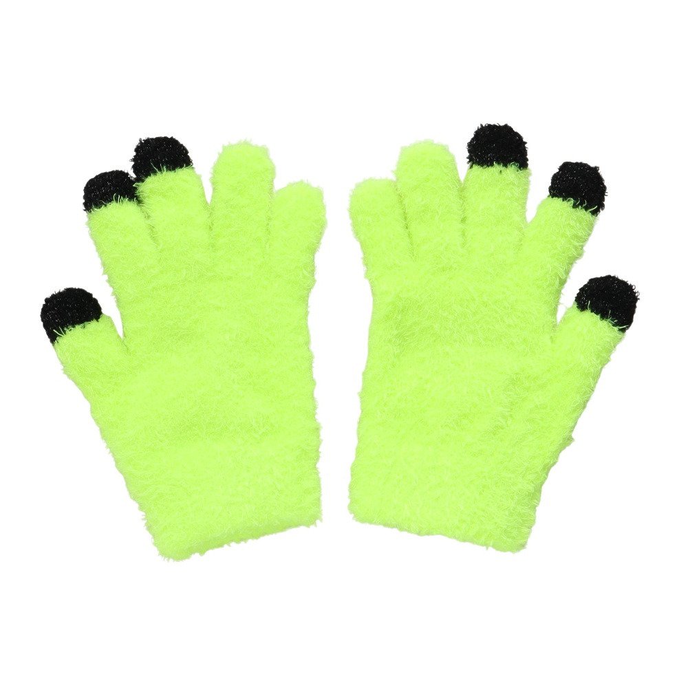 GLAMLIN（GLAMLIN）（レディース）5本指 ニット グローブ GFGT NEON YELLOW