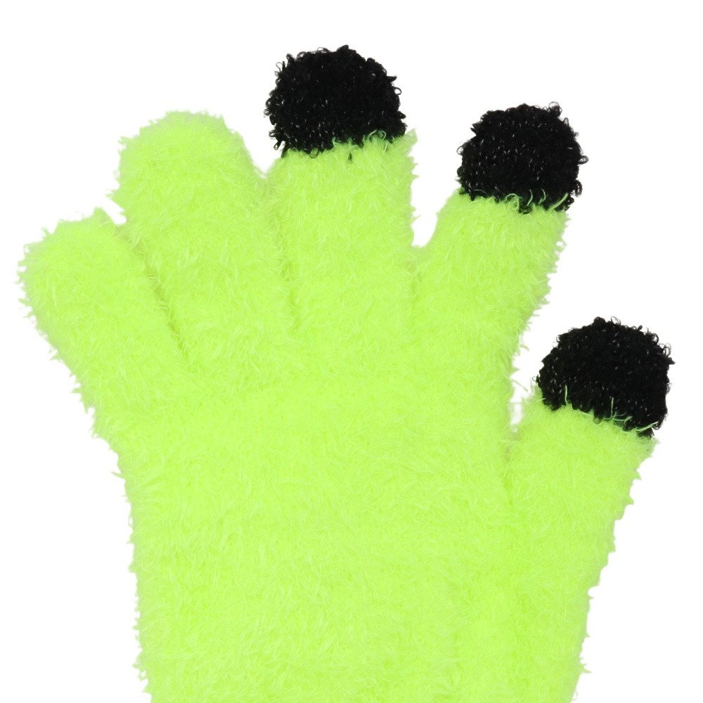 GLAMLIN（GLAMLIN）（レディース）5本指 ニット グローブ GFGT NEON YELLOW