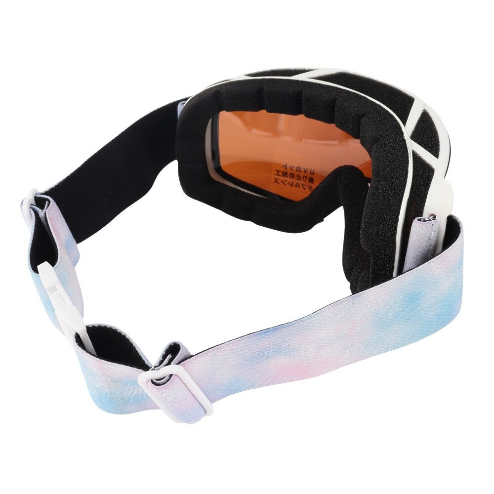 エーアールビーエヌ（ARBN）（レディース）ゴーグル スノーボード スノボ スキー 23 NATURE ダブルレンズ L AB33WGG1434 WHT ホワイト 眼鏡対応 くもり止め