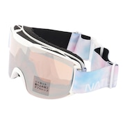 エアボーン（ARBN）（レディース）ゴーグル スノーボード スノボ スキー 23 NATURE ダブルレンズ L AB33WGG1434 WHT ホワイト 眼鏡対応 くもり止め
