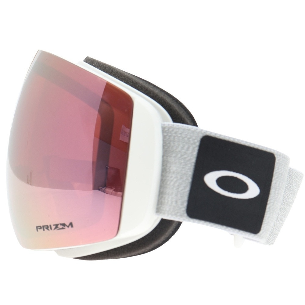 オークリー（OAKLEY）（レディース）22-23 ゴーグル スキー スノーボード Flight Deck M フライトデック スノーゴーグル 7064D000 ホワイト ピンク