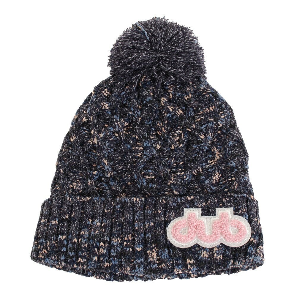 スキー スノーボード ニット帽 レディース Mix Cable Ponpom ニットキャップ 9990 Nvy ダブ ヴィクトリア