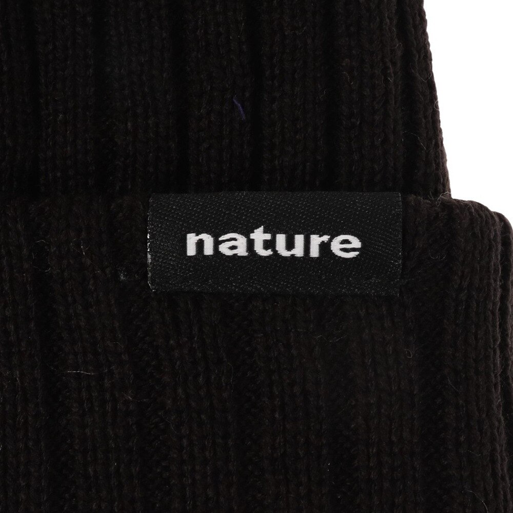 エアボーン（ARBN）（レディース）帽子 ニット帽 ビーニー NATURE AB33WC1388 BLK