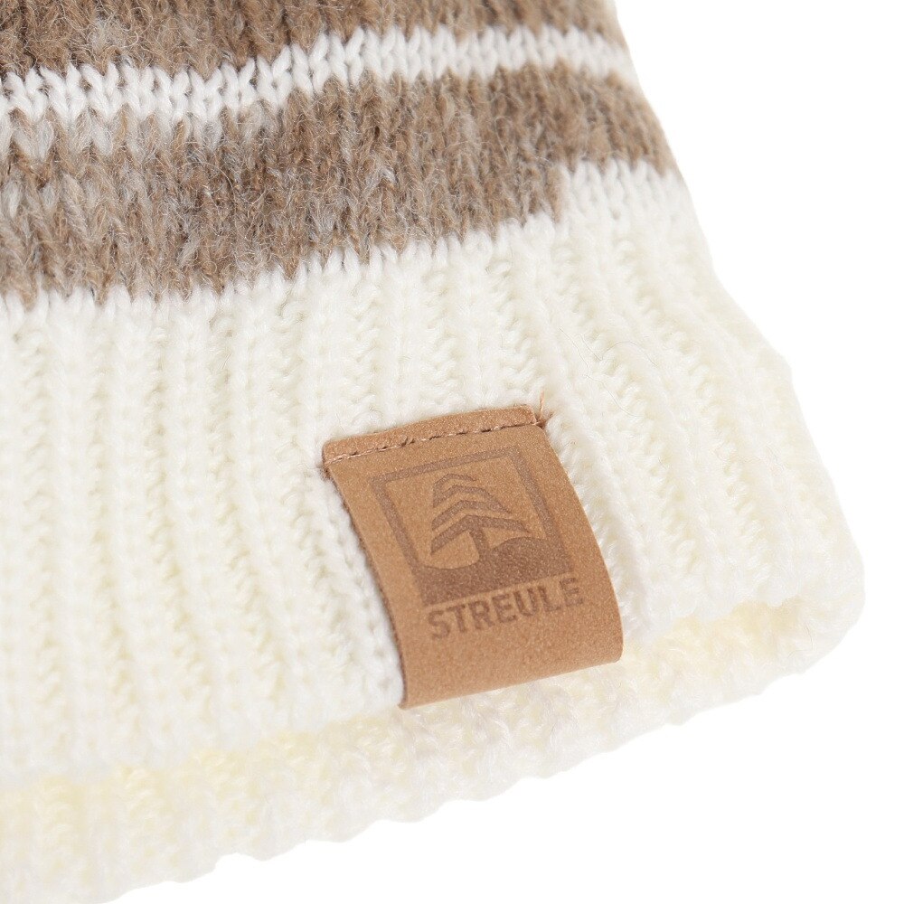シュトロイレ（STREULE）（レディース）帽子 ニット帽 GRADATION ST22FB0042 BEG スキー スノボ 防寒