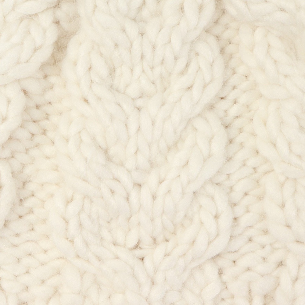 ロキシー（ROXY）（レディース）ポーラーフリース付き WINTER BEANIE ビーニー ERJHA04014 WBS0 ホワイト 帽子 ニット帽 スキー スノーボード