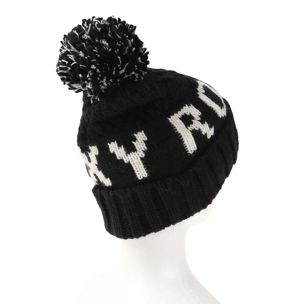 ロキシー（ROXY）（レディース）ポーラーフリース付き TONIC BEANIE ビーニー ERJHA04019 KVJ0 ブラック 帽子 ニット帽 スキー スノーボード