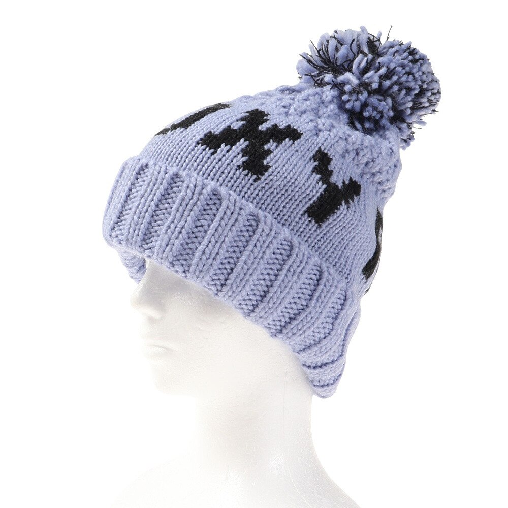 ロキシー（ROXY）（レディース）ポーラーフリース付き TONIC BEANIE ビーニー ERJHA04019PHN0 ブルー 帽子 ニット帽 スキー スノーボード