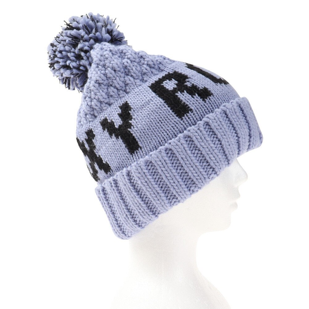 ロキシー（ROXY）（レディース）ポーラーフリース付き TONIC BEANIE ビーニー ERJHA04019PHN0 ブルー 帽子 ニット帽 スキー スノーボード