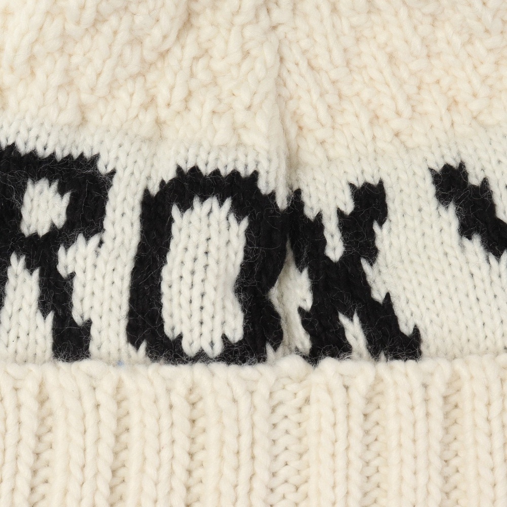 ロキシー（ROXY）（レディース）ポーラーフリース付き TONIC BEANIE ビーニー ERJHA04019 WBS0 ホワイト 帽子 ニット帽 スキー スノーボード