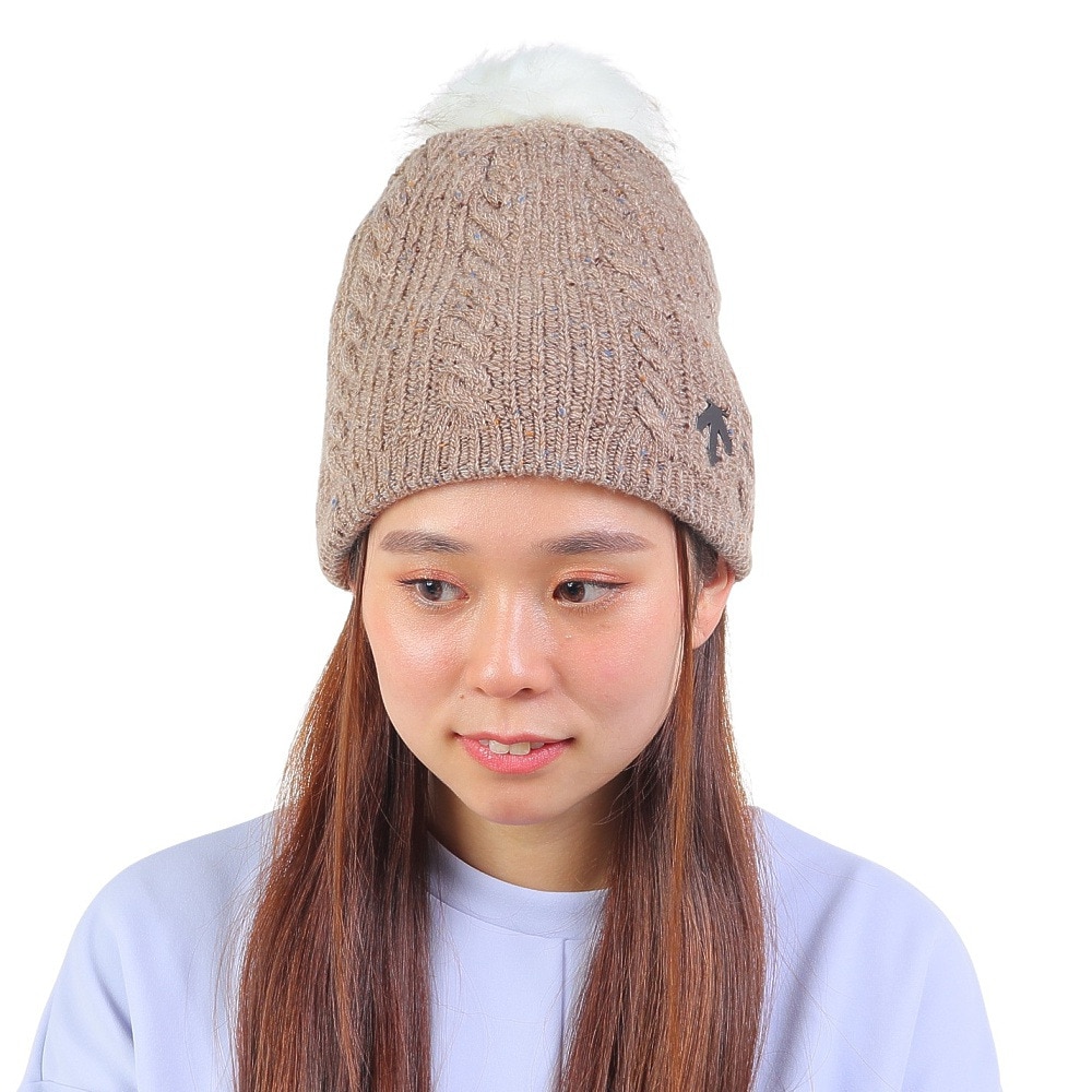 デサント（DESCENTE）（レディース）ニット帽 ウィメンズ ニットキャップ DWCWJC63 LBG