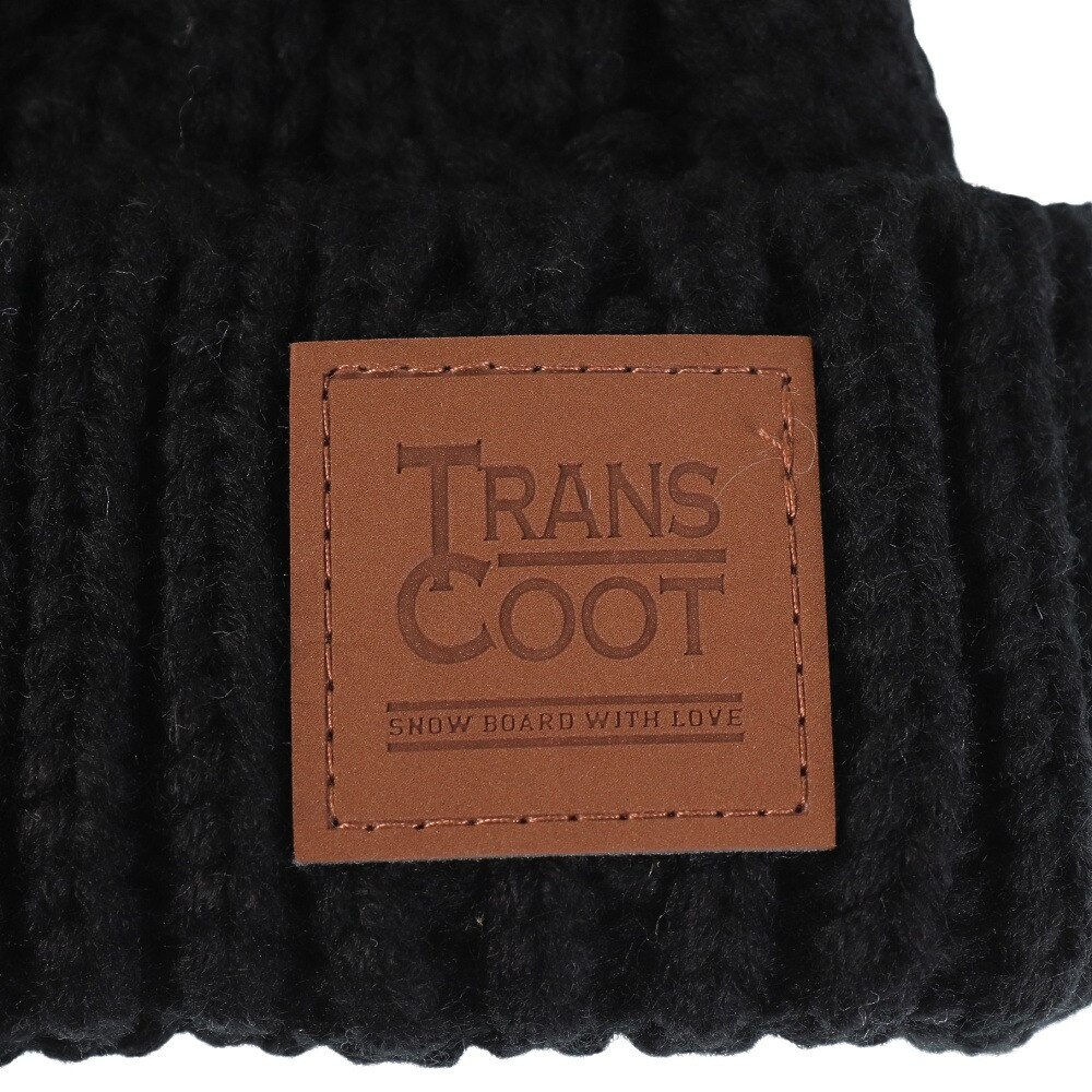 トランスクート（TRANSCOOT）（レディース）帽子 ニット帽 TRB1005BK