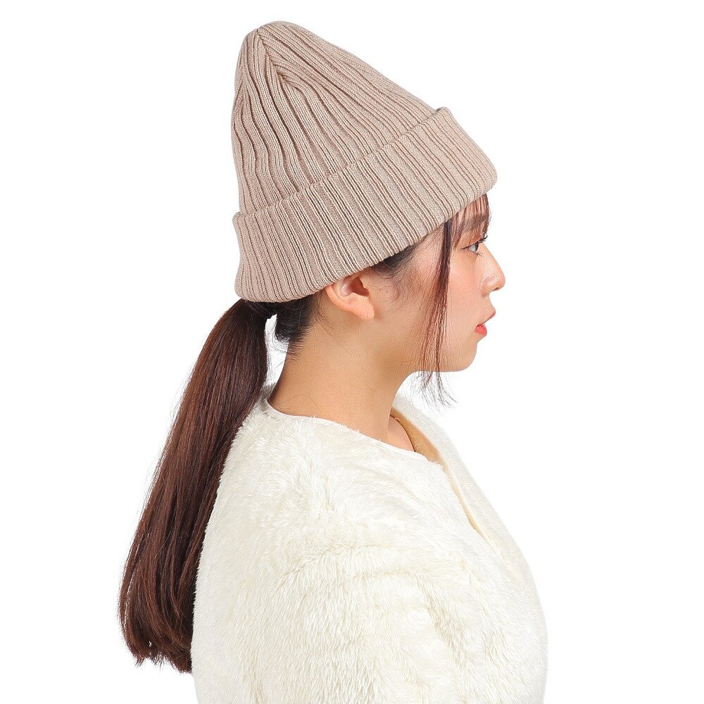 エアボーン（ARBN）（レディース）帽子 ニット帽 ニットキャップ NATURE AB43WC1569 BEG