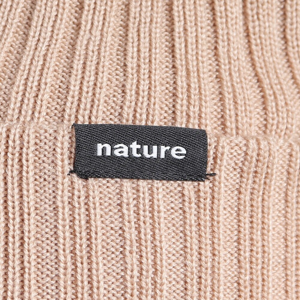 エアボーン（ARBN）（レディース）帽子 ニット帽 ニットキャップ NATURE AB43WC1569 BEG