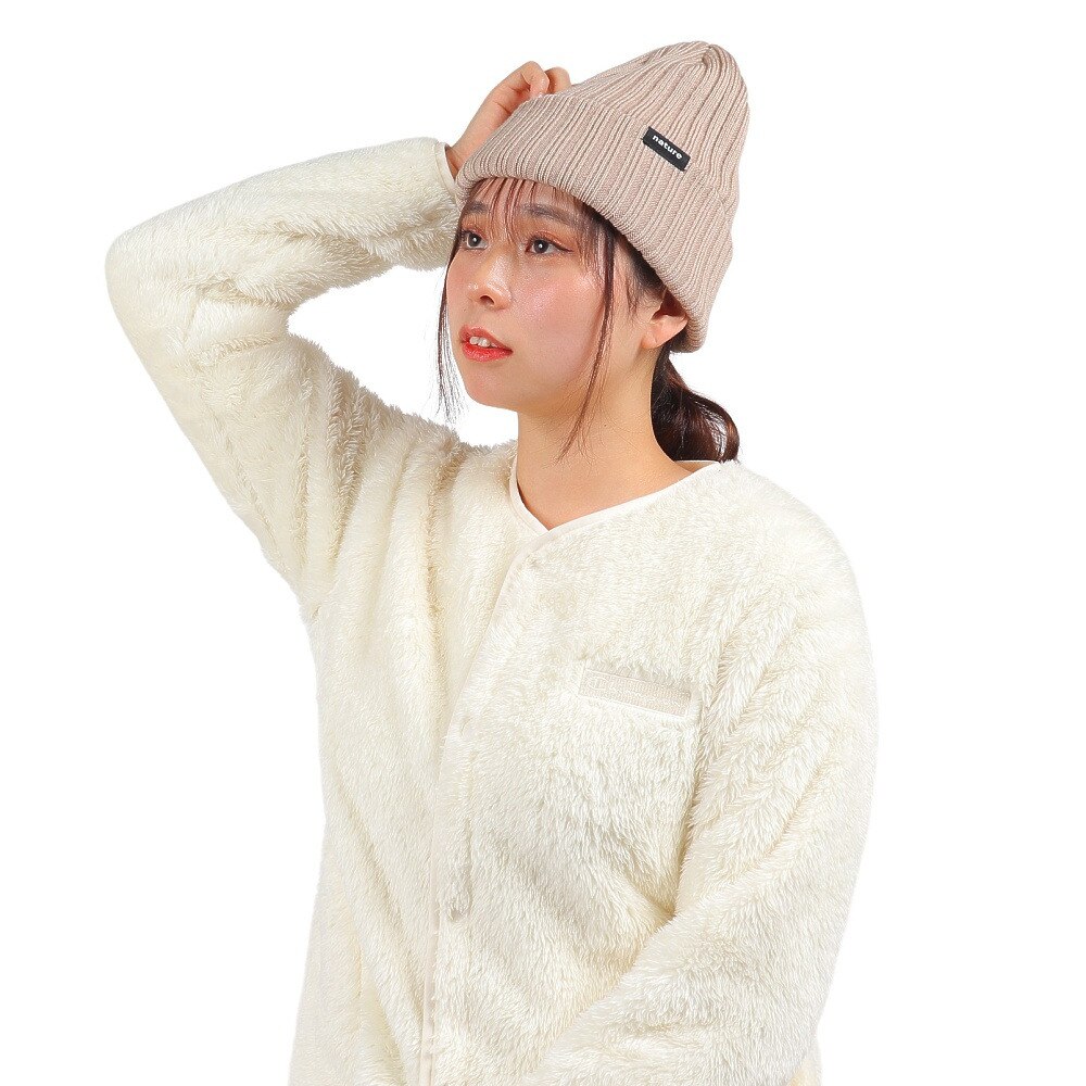 エアボーン（ARBN）（レディース）帽子 ニット帽 ニットキャップ NATURE AB43WC1569 BEG