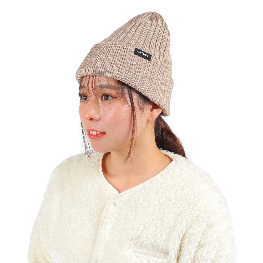 ARBN natureニット帽 ニットキャップ NATURE AB43WC1569 BEGFF81スキー