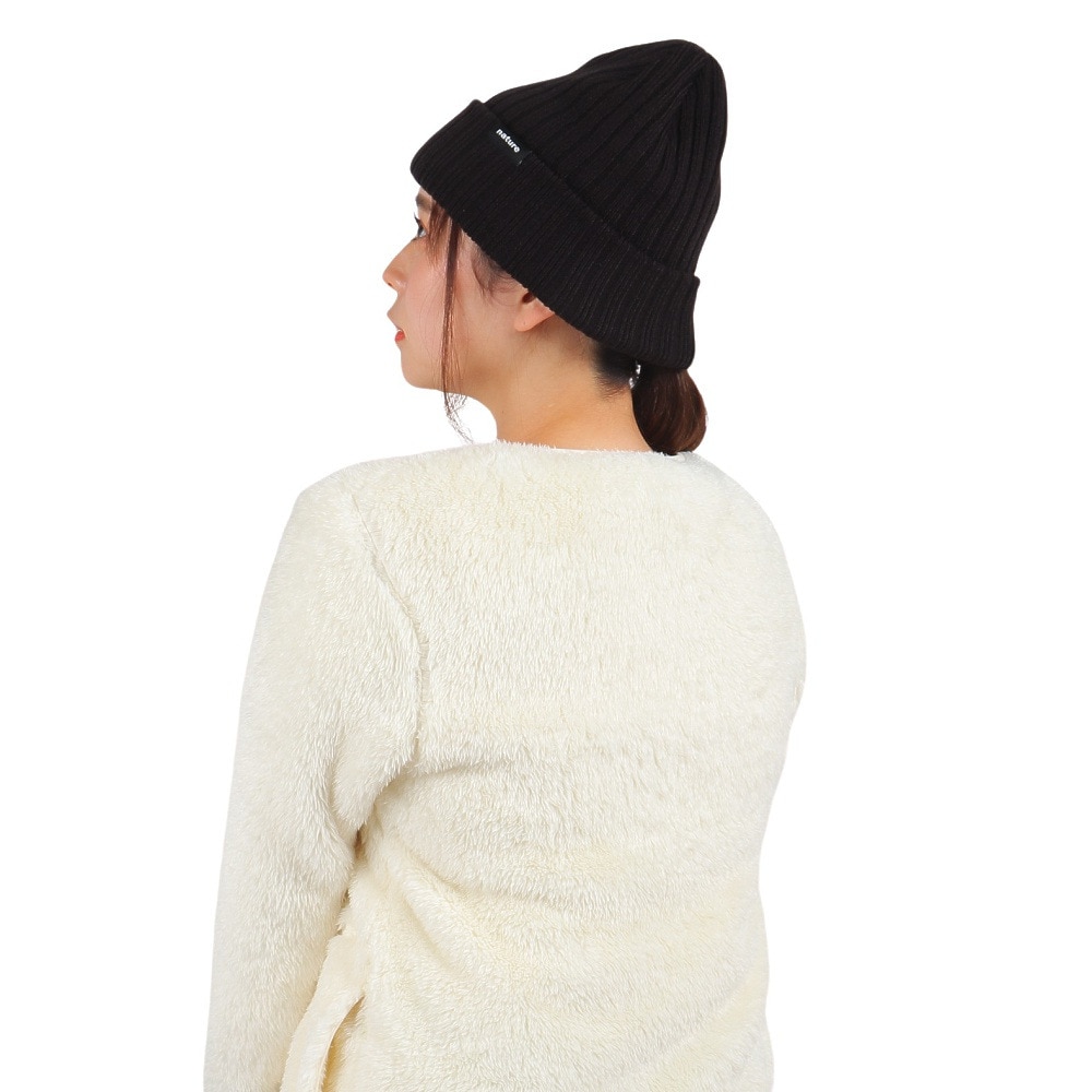 エアボーン（ARBN）（レディース）ニット帽 ニットキャップ NATURE AB43WC1569 BLK