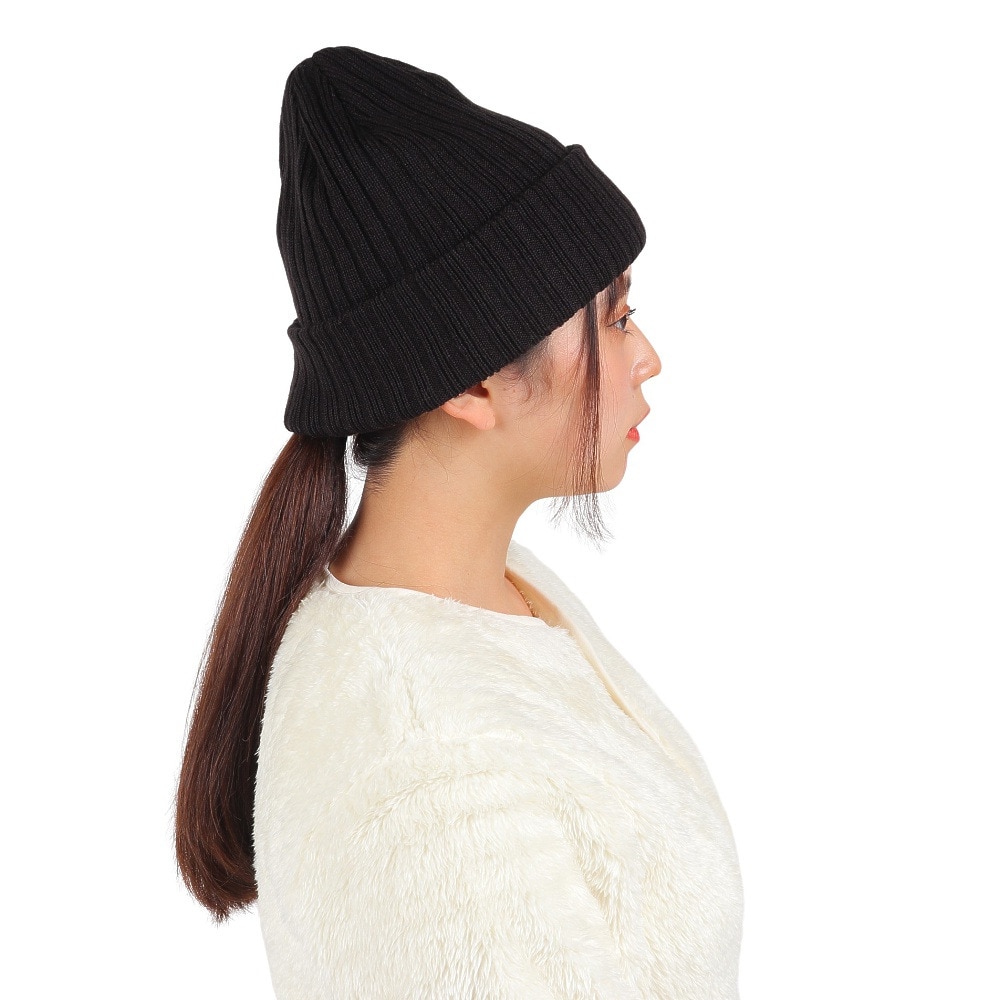 エアボーン（ARBN）（レディース）ニット帽 ニットキャップ NATURE AB43WC1569 BLK