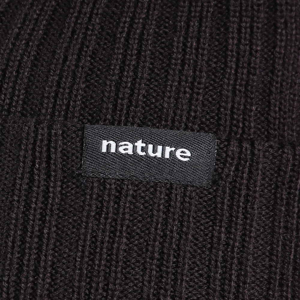 エアボーン（ARBN）（レディース）ニット帽 ニットキャップ NATURE AB43WC1569 BLK