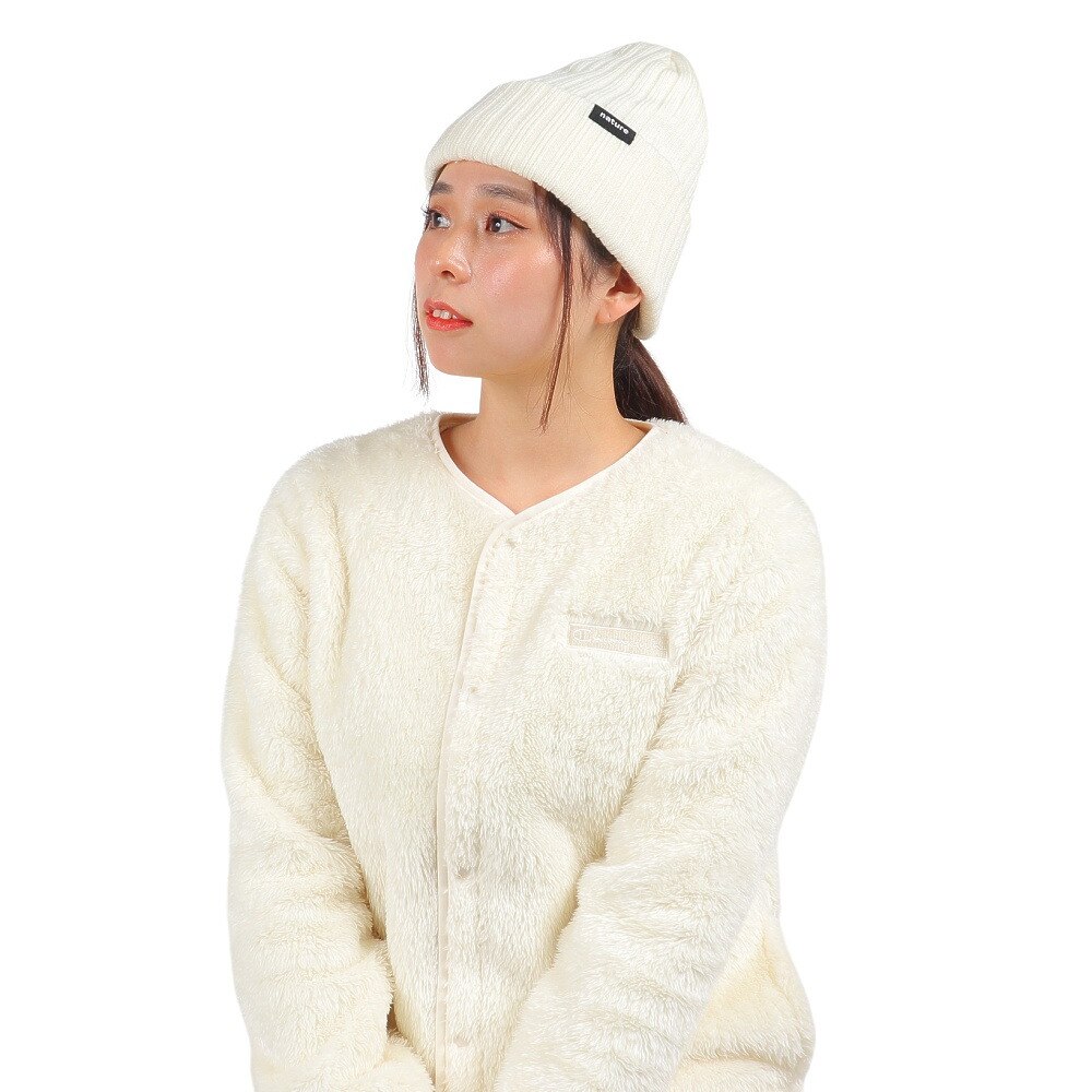 エアボーン（ARBN）（レディース）ニット帽 ニットキャップ NATURE AB43WC1569 WHT