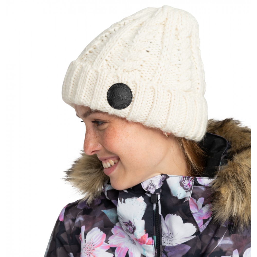 ロキシー（ROXY）（レディース）帽子 フリースライナー付き ビーニー TRAM BEANIE 24SNERJHA04163 WBS0