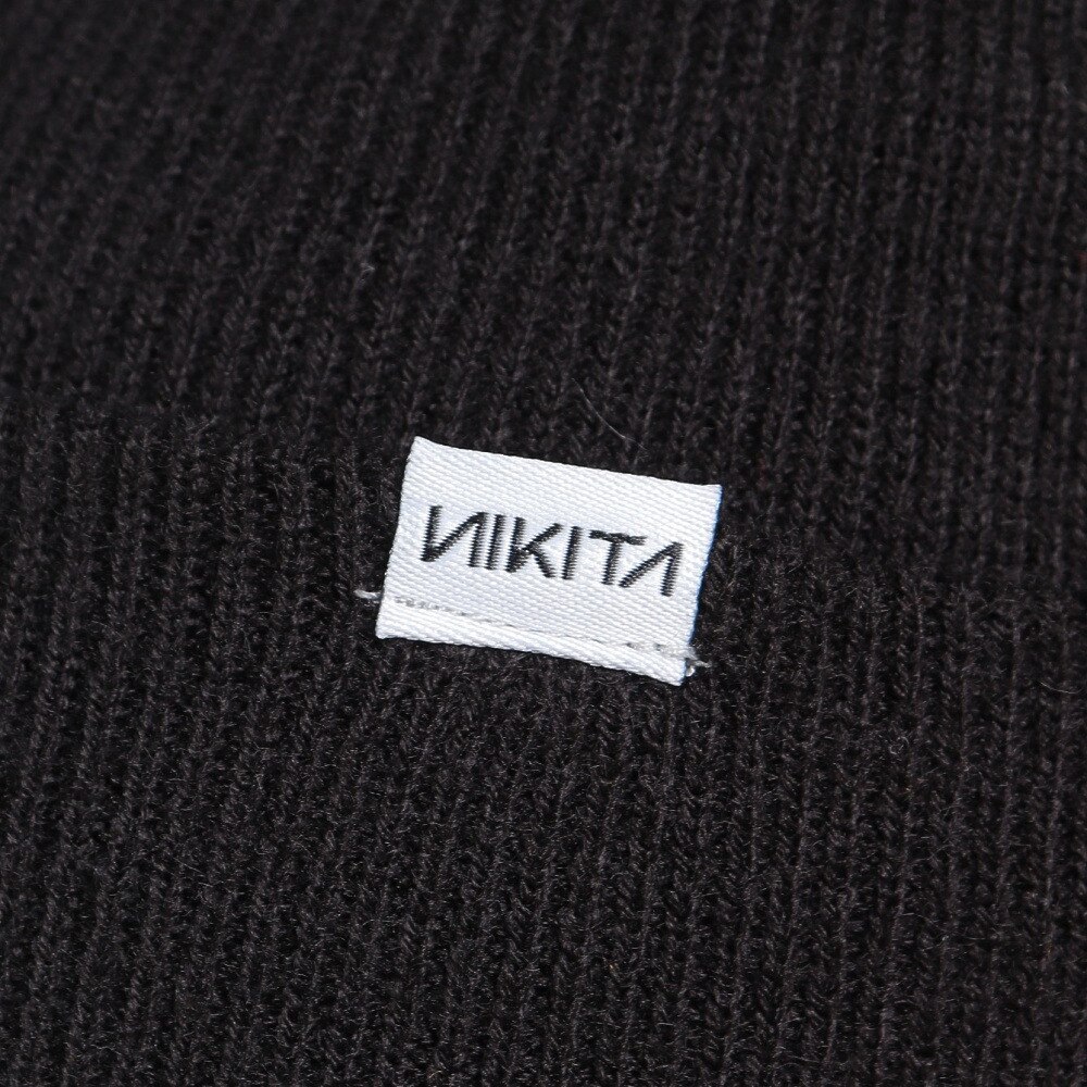 ニキータ（NIKITA）（レディース）ニット帽 ベーシックビーニー NKT23HW007-BLK