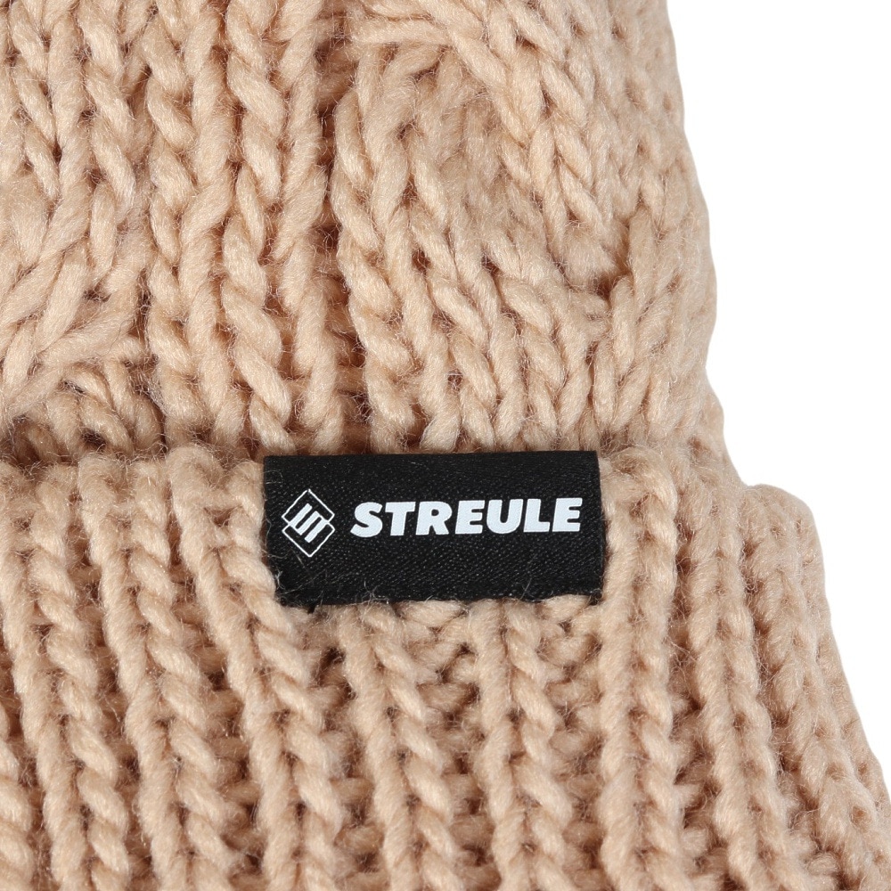 シュトロイレ（STREULE）（レディース）耳付き ニット帽 ST24FB0049 BEG