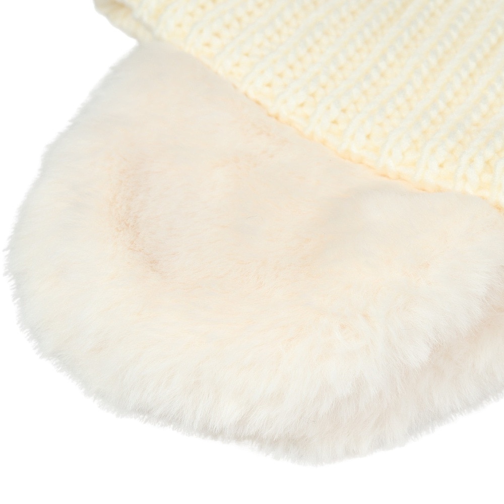 シュトロイレ（STREULE）（レディース）耳付き ニット帽 ST24FB0049 OWHT
