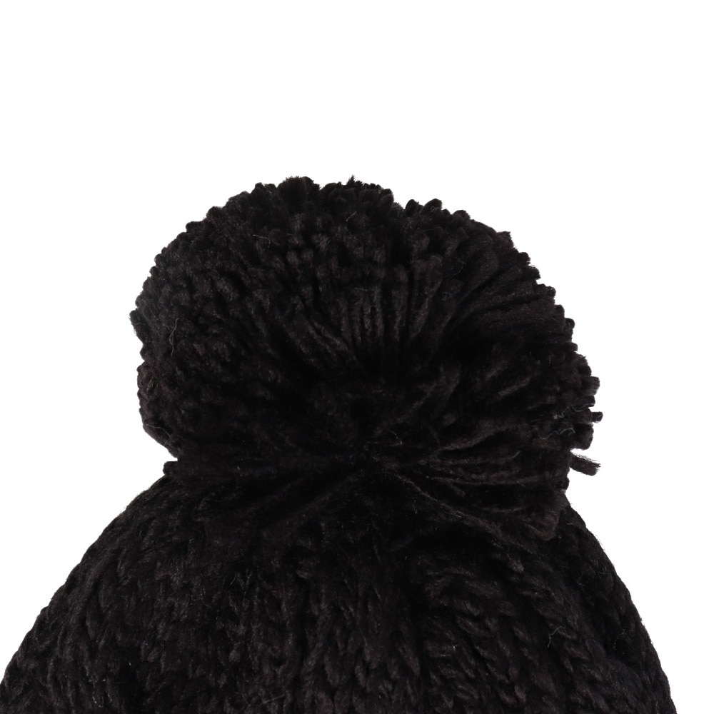 シュトロイレ（STREULE）（レディース）耳付き ポンポン ニット帽 ST24FB0050 BLK
