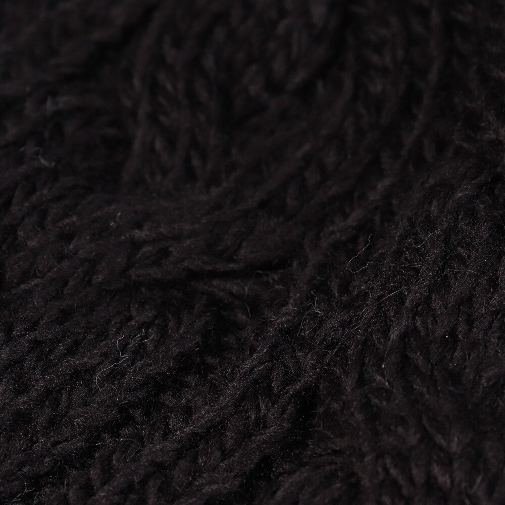 シュトロイレ（STREULE）（レディース）耳付き ポンポン ニット帽 ST24FB0050 BLK