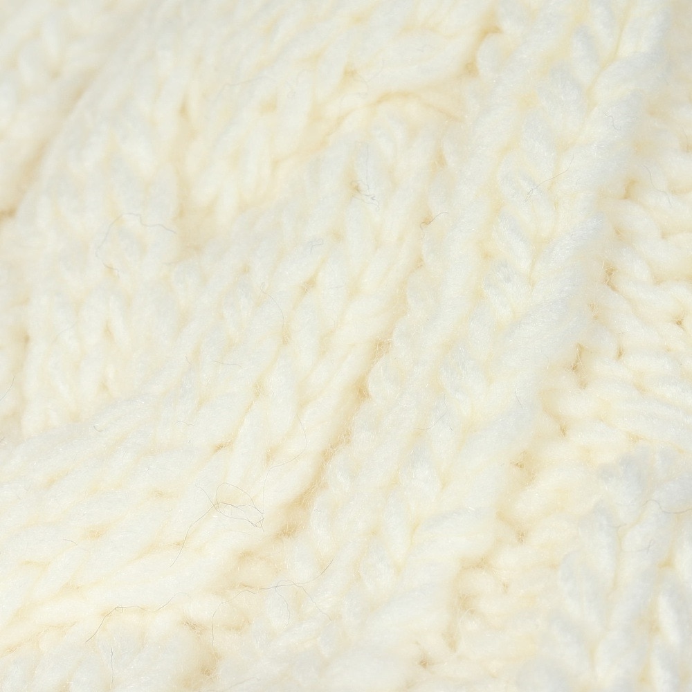 シュトロイレ（STREULE）（レディース）耳付き ポンポン ニット帽 ST24FB0050 OWHT