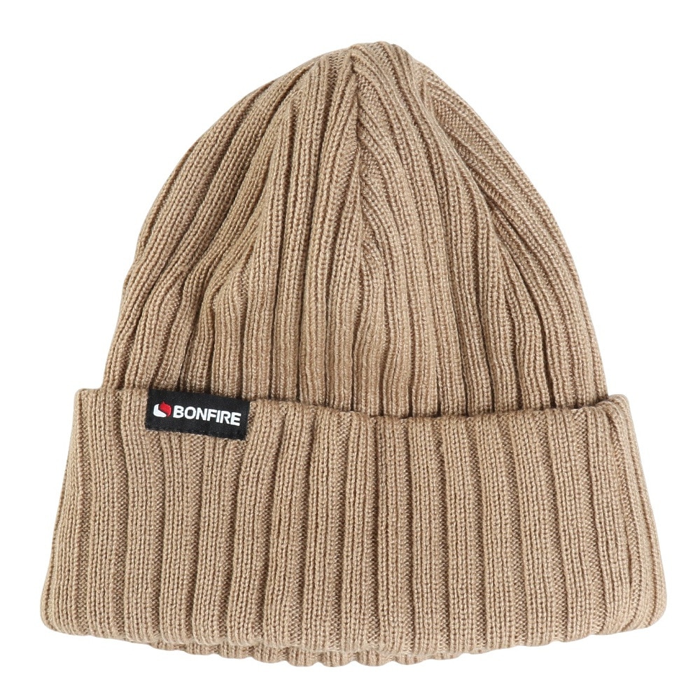 ボンファイア（Bonfire）（レディース）帽子 plain ニット ハット 60BNF4FDW2353 BEG