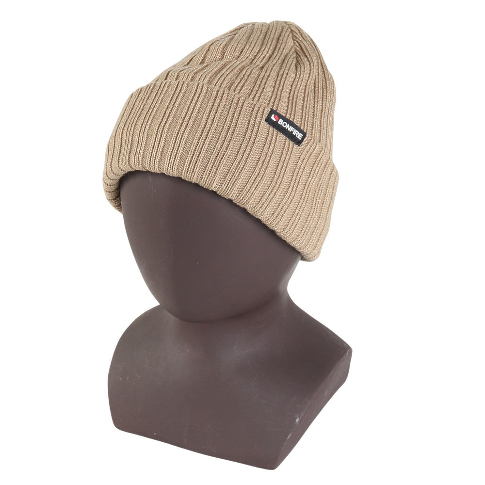 ボンファイア（Bonfire）（レディース）帽子 plain ニット ハット 60BNF4FDW2353 BEG