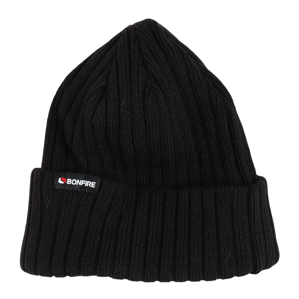 ボンファイア（Bonfire）（レディース）帽子 plain ニット ハット 60BNF4FDW2353 BLK