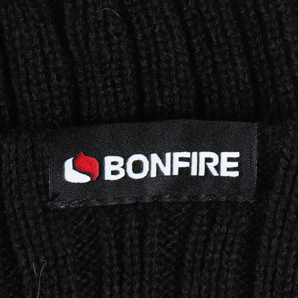 ボンファイア（Bonfire）（レディース）帽子 plain ニット ハット 60BNF4FDW2353 BLK