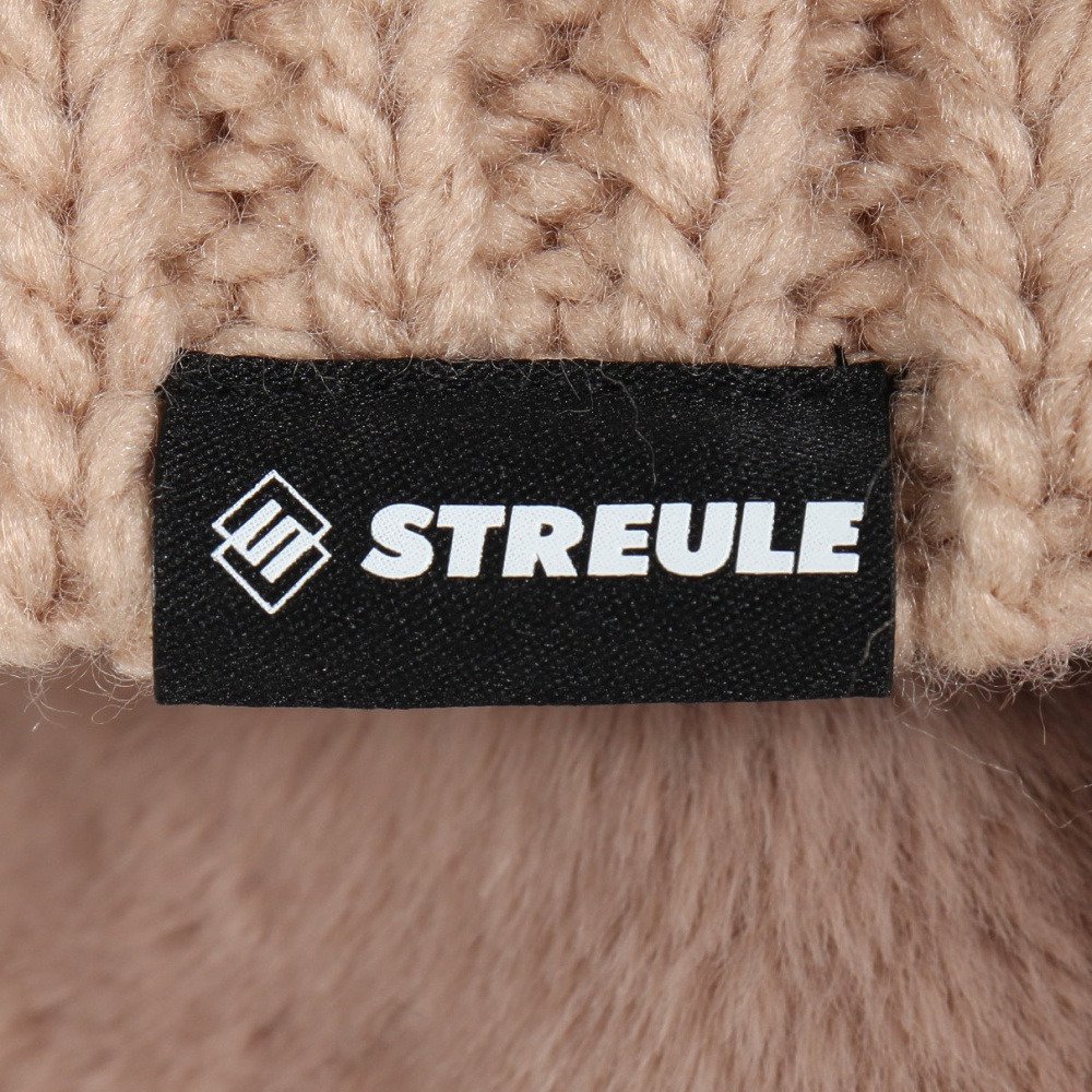 シュトロイレ（STREULE）（レディース）帽子 耳付き ポンポン ニット帽 ST25FB0080 BEG