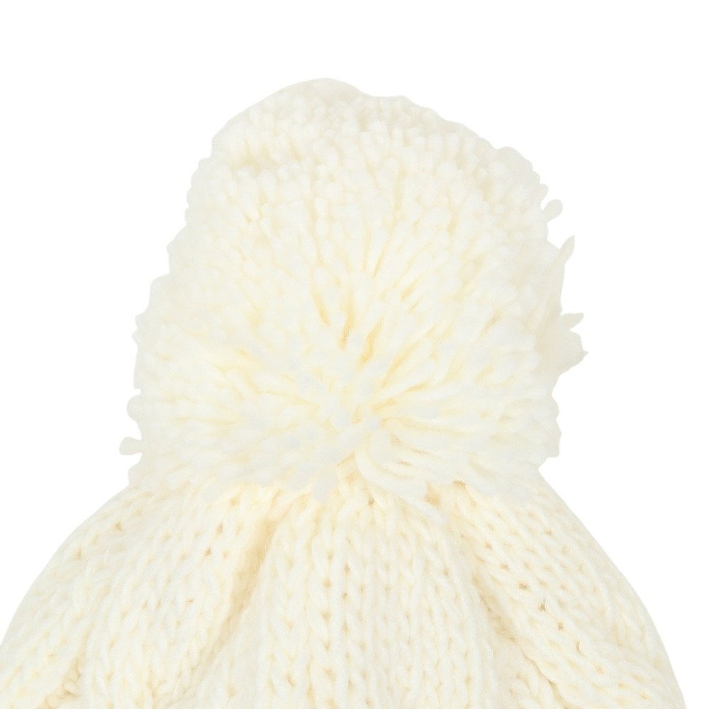 シュトロイレ（STREULE）（レディース）帽子 耳付き ポンポン ニット帽 ST25FB0080 OWHT