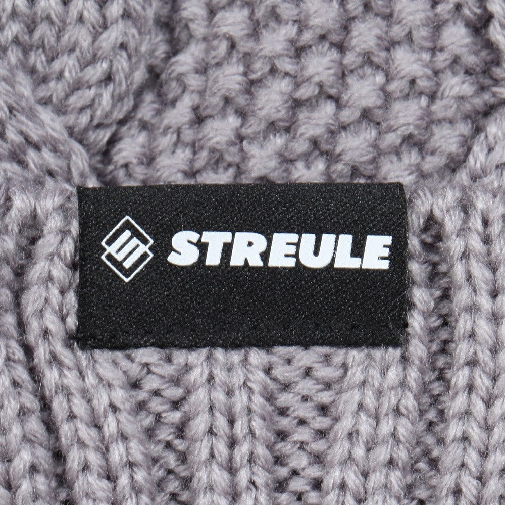 シュトロイレ（STREULE）（レディース）帽子 ケーブルニット帽 ST25FB0081 LGRY